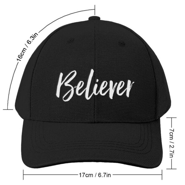 Polyester Baseball Cap (Believer) - Image 3