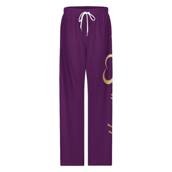 (Heart's Desire) Drawstring Women Wide Leg Pajamas Pants - Image 6